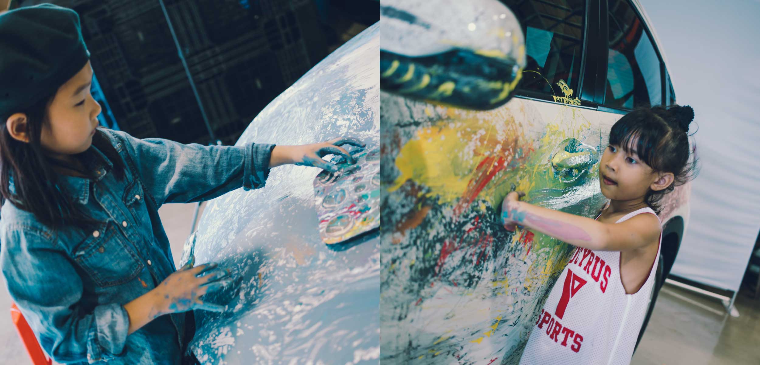 kid-talent-painting-the-car-coated-with-igl-kenzo