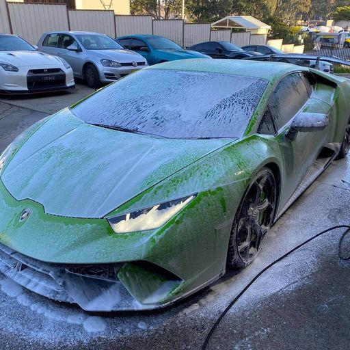 Nothing like a freshly washed car