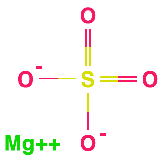 mgso4 2d structure